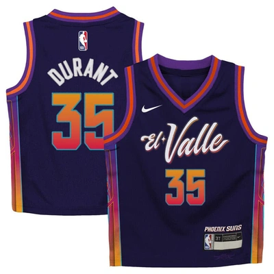 Nike Kids' Toddler  Kevin Durant Purple Phoenix Suns 2023/24 Swingman Replica Jersey