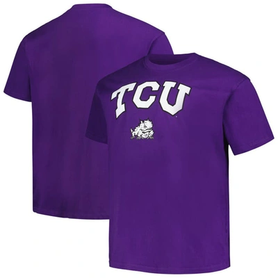 Champion Purple Tcu Horned Frogs Big & Tall Arch Over Logo T-shirt