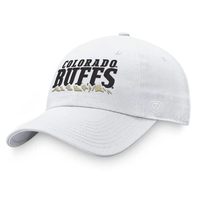 Top Of The World White Colorado Buffaloes Adjustable Hat