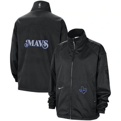 Nike Women's  Black Dallas Mavericks 2023/24 City Edition Courtside Swoosh Fly Full-zip Jacket