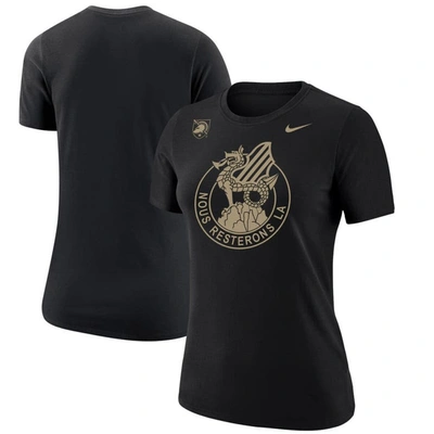 Nike Black Army Black Knights 2023 Rivalry Collection Crest Core T-shirt