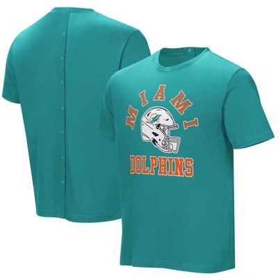 Nfl Aqua Miami Dolphins Field Goal Assisted T-shirt