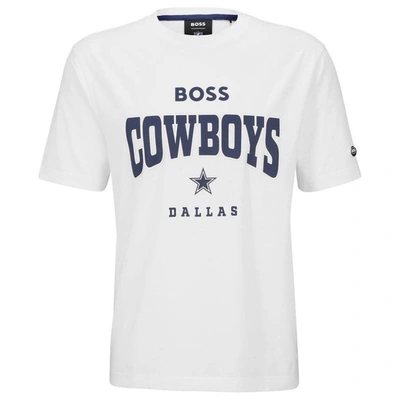 Boss X Nfl White Dallas Cowboys Huddle T-shirt