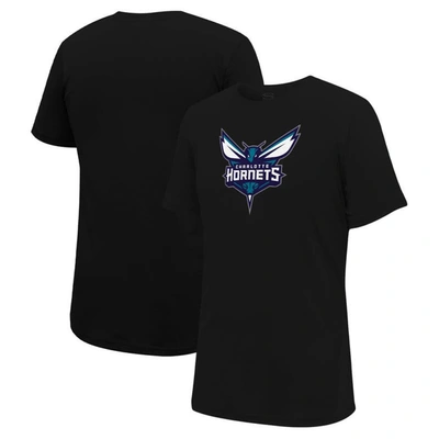 Stadium Essentials Unisex  Black Charlotte Hornets Primary Logo T-shirt