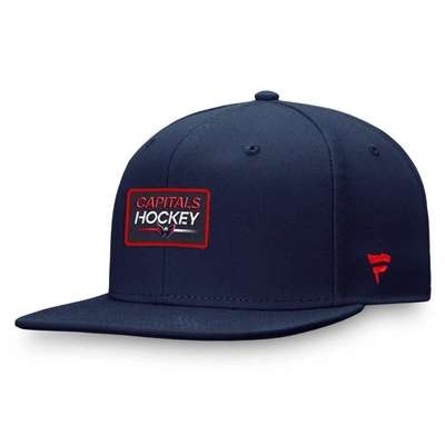 Fanatics Branded  Navy Washington Capitals Authentic Pro Prime Snapback Hat