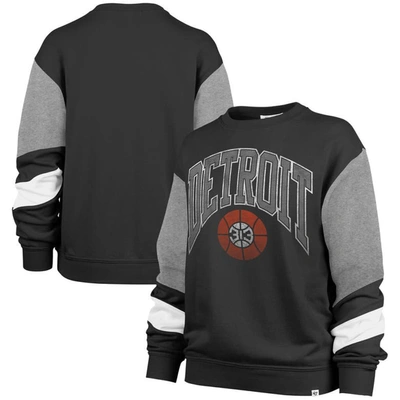 47 ' Black Detroit Pistons 2023/24 City Edition Nova Crew Sweatshirt