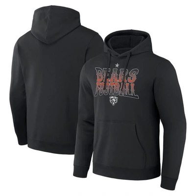 Nfl X Darius Rucker Collection By Fanatics  Black Chicago Bears Rock N' Football Pullover Hoodie