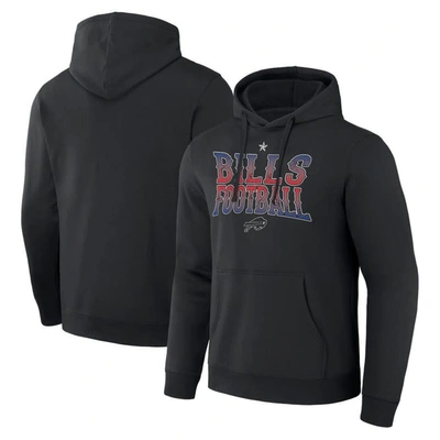 Nfl X Darius Rucker Collection By Fanatics  Black Buffalo Bills Rock N' Football Pullover Hoodie