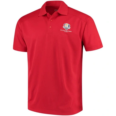 Cutter & Buck Red 2018 Ryder Cup Genre Drytec Polo