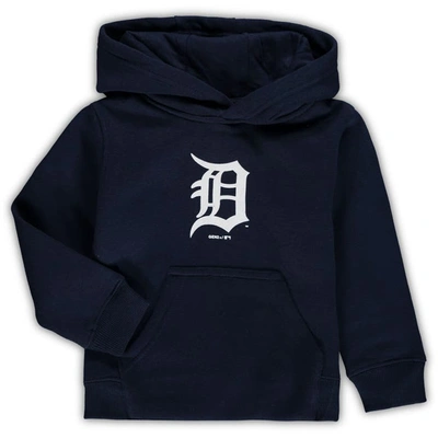 Outerstuff Kids' Toddler Navy Detroit Tigers Primary Logo Pullover Hoodie