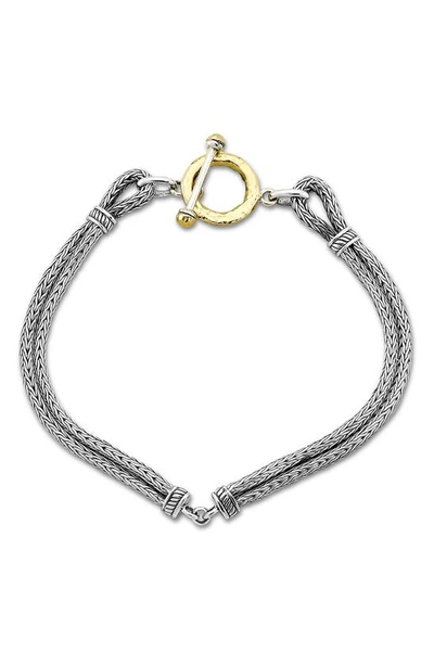 Samuel B. Tulang Naga Bracelet In Silver And Gold