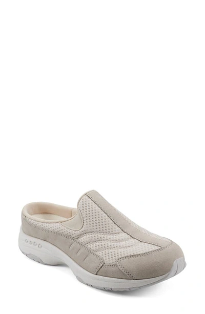 Easy Spirit Traveltime Slip-on Sneaker In Light Natural Mesh