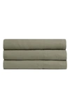 Parachute Linen Fitted Sheet In Moss