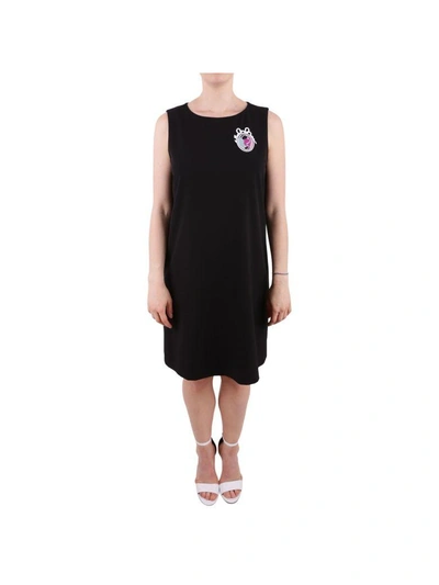 Boutique Moschino Crepe Dress In Black