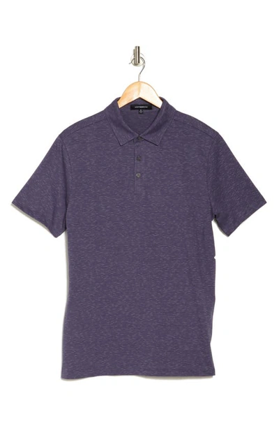 Westzeroone Francis Short Sleeve Polo In Purple