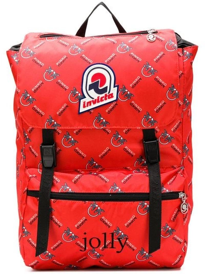 Pinko Jolly In Love Zaino Backpack - Red