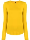 Pierantoniogaspari Crew Neck Sweater In Yellow