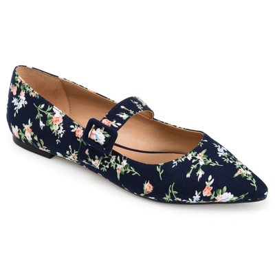 Journee Collection Collection Women's Karissa Flat In Blue