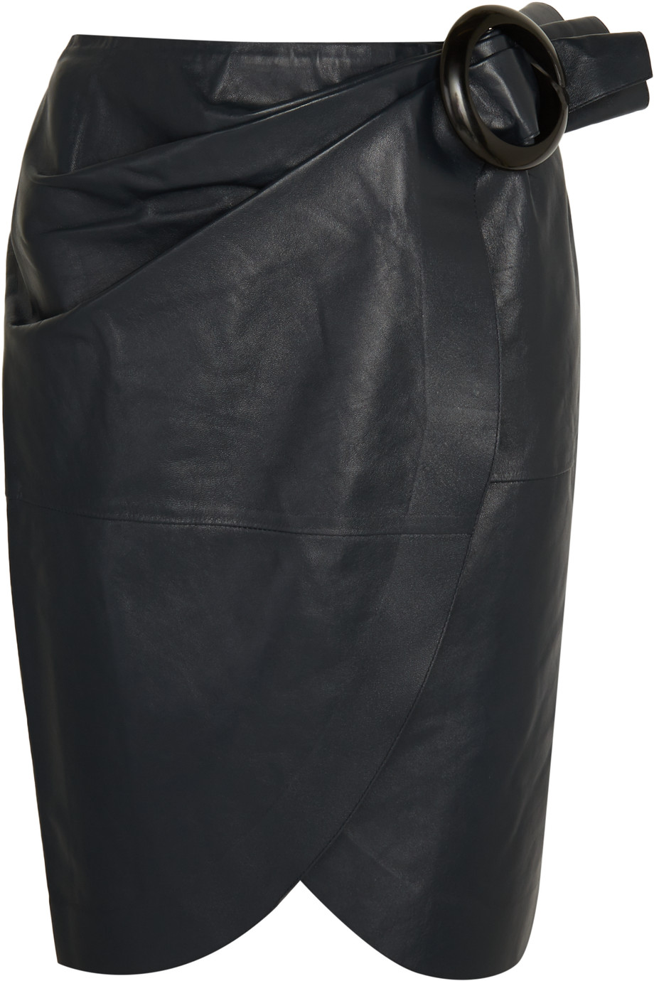 Jw Anderson Buckled Leather Wrap Skirt | ModeSens
