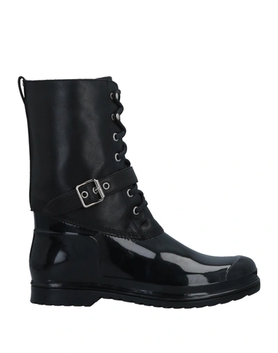 Ralph Lauren Ankle Boots In Black