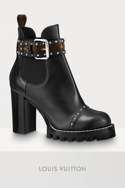 Louis Vuitton Star Trail Chelsea Ankle Boot In Denim Noir | ModeSens