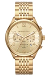 Michael Kors Merrick Gold Tone Chronograph Watch