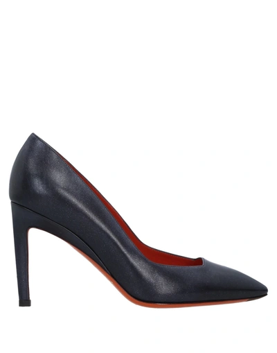 Santoni Pump In Blue