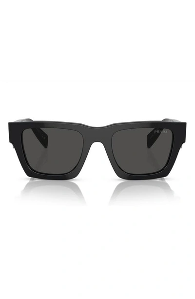 Prada 50mm Pillow Sunglasses In Black