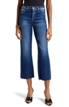 L Agence Raw Hem Straight Leg Jeans In Carson