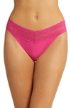 Natori Bliss Perfection Thong In Bright Blush