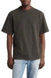 Agolde Asha Oversize Mock Neck T-shirt In Fracture