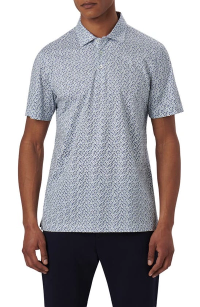 Bugatchi Victor Ooohcotton® Floral Polo In Navy