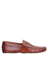 Tod's Loafers In Rust