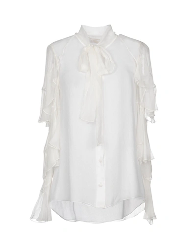 Chloé Shirts & Blouses With Bow In White
