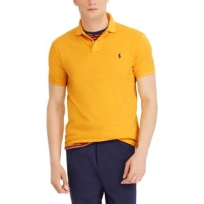 Polo Ralph Lauren Men's Classic Fit Mesh Polo In Gold Bugle