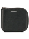 Acne Studios Black Small Csarite Wallet In Compact Zip Wallet