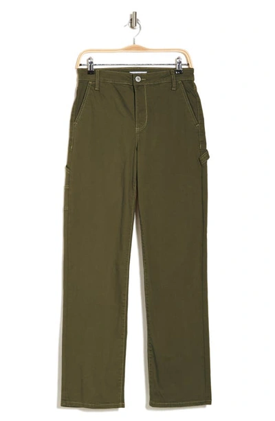 Sts Blue Allison Ultra High Waist Straight Leg Jeans In Ivy Green