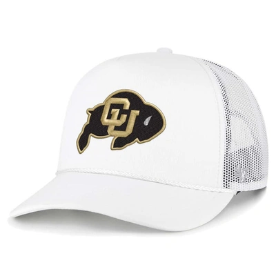 47 ' White Colorado Buffaloes Foam Front Mesh Trucker Snapback Hat