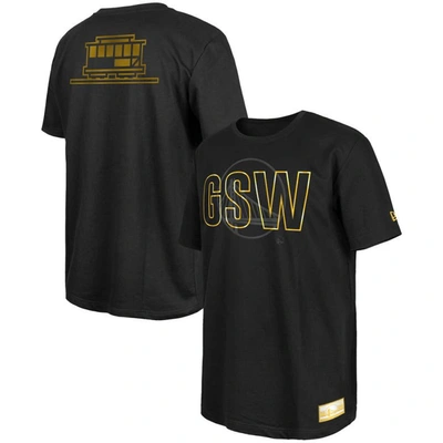 New Era Black Golden State Warriors 2023/24 City Edition Elite Pack T-shirt
