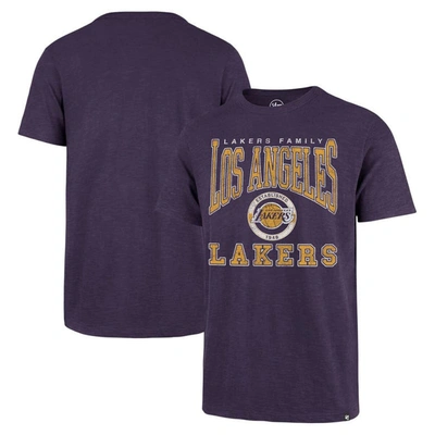 47 ' Purple Los Angeles Lakers All Out Scrum T-shirt