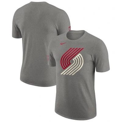Nike Men's  Charcoal Portland Trail Blazers 2023/24 City Edition Essential Warm Up T-shirt