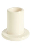 Hay Tube Candleholder In Off White