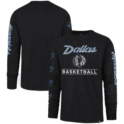 47 ' Black Dallas Mavericks 2023/24 City Edition Triplet Franklin Long Sleeve T-shirt