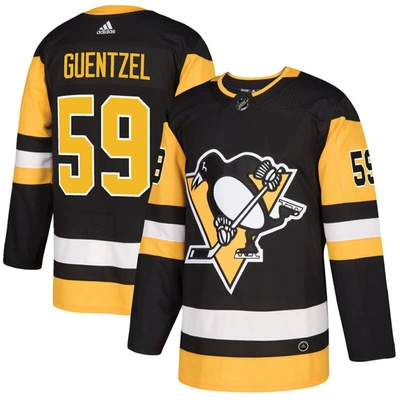 Adidas Originals Adidas Jake Guentzel Black Pittsburgh Penguins Authentic Player Jersey