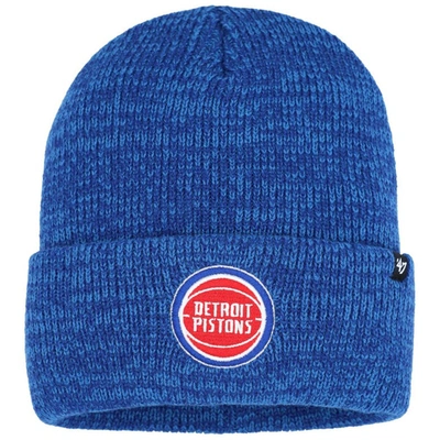 47 ' Blue Detroit Pistons Brain Freeze Cuffed Knit Hat