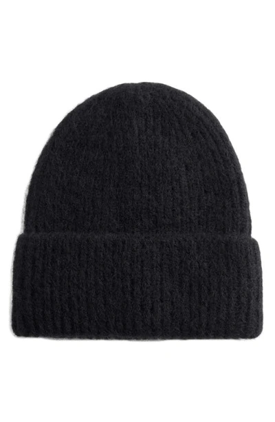 & Other Stories Cuffed Beanie In Black