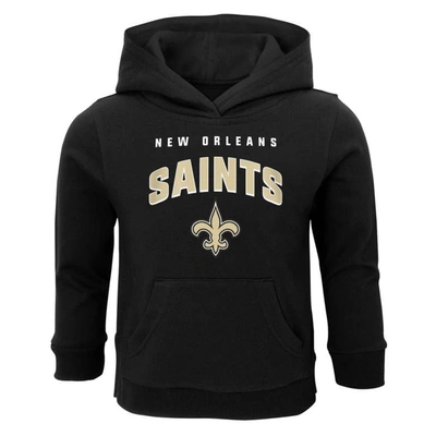 Outerstuff Kids' Toddler Black New Orleans Saints Stadium Classic Pullover Hoodie