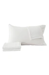 Woven & Weft Jersey Knit Sheet Set In Winter White