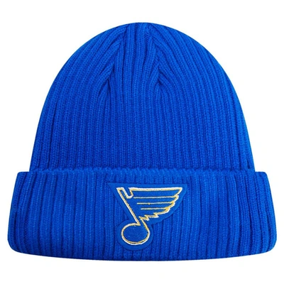 Pro Standard Royal St. Louis Blues Classic Core Cuffed Knit Hat