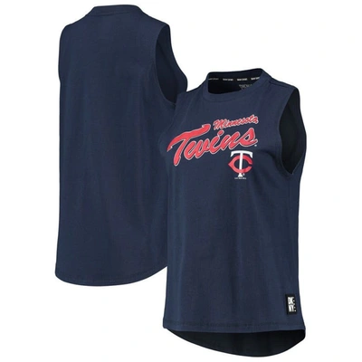 Dkny Sport Navy Minnesota Twins Marcie Tank Top